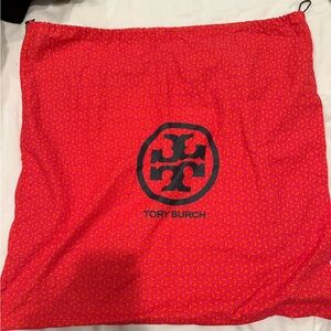 Tory Burch large drawstring dust bag 24x24”